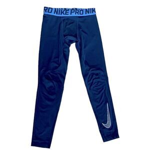 Nike Pro Black Compression Leggings Size Medium